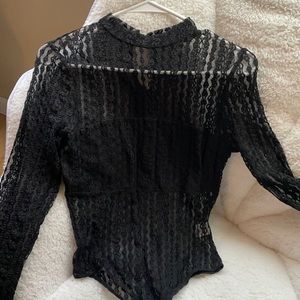 See through body suit